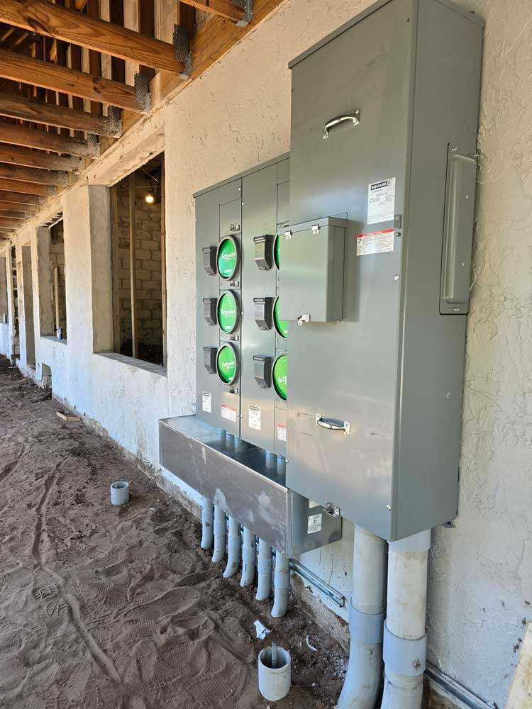 multi-meter-installation multi unit meter installation